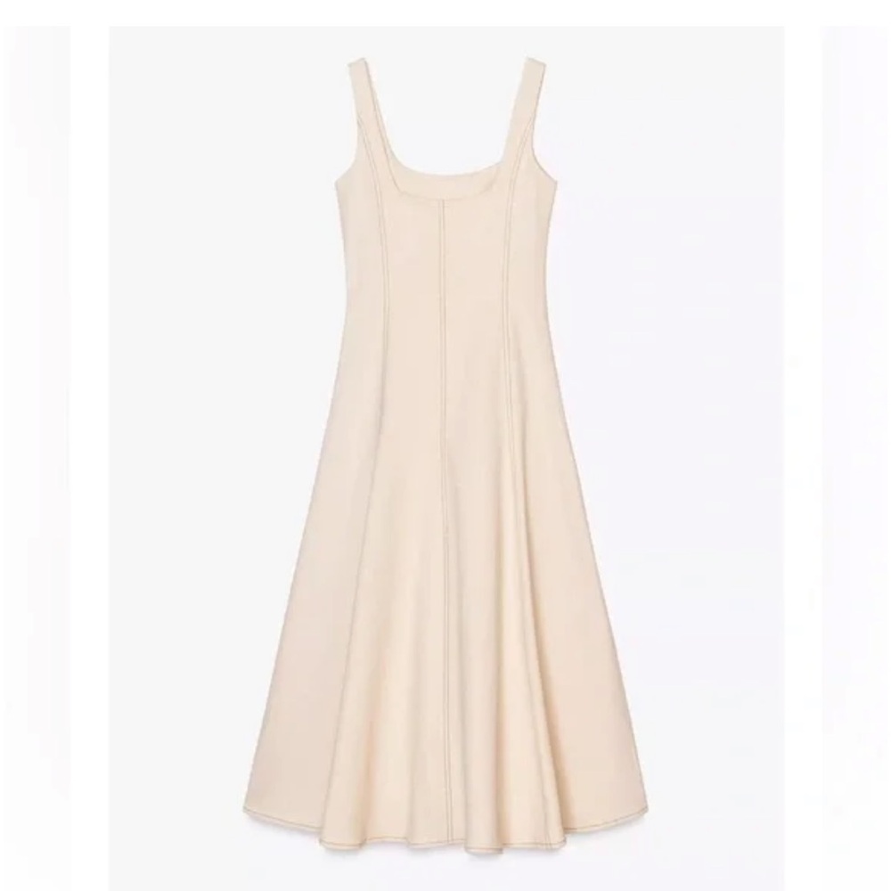 Zara Cream Midi Dress